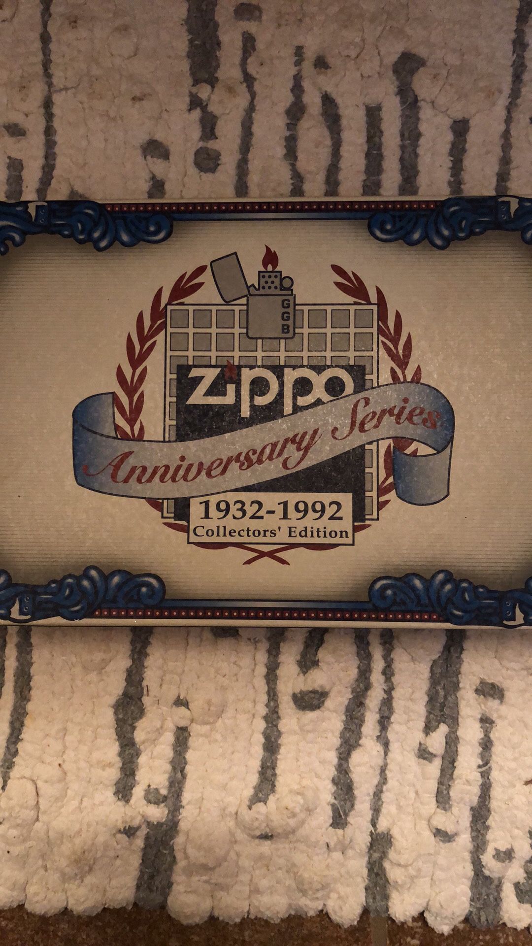 Zippo Anniversary Series 1932-1992 Collectors Edition.