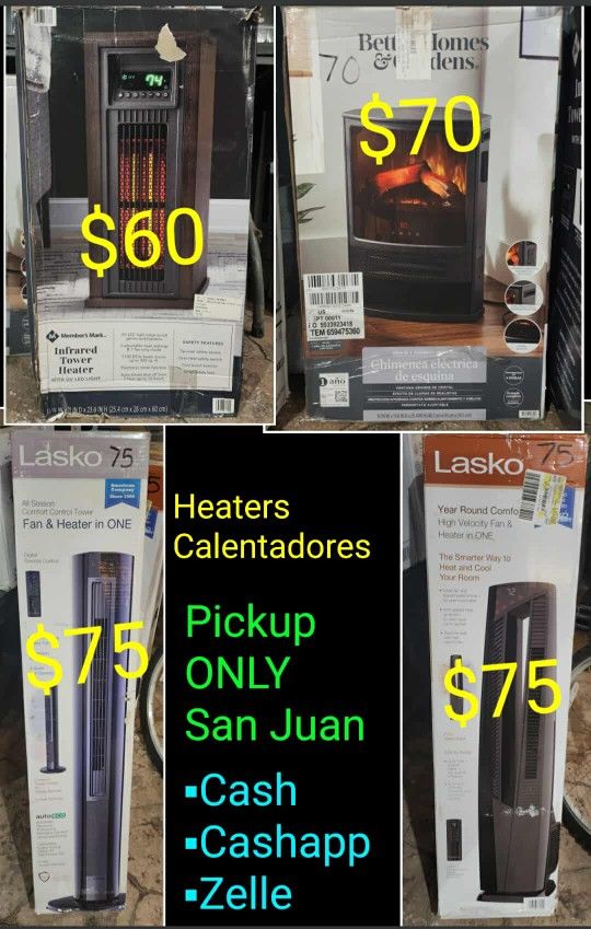 Electric Space Heaters Calentadores