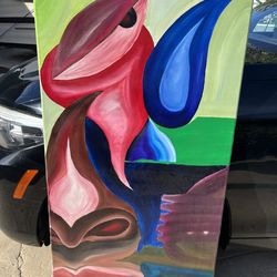 Original 2019 Ricardo Cobian 24x48 Painting