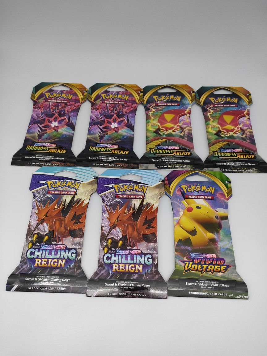 Pokemon Sealed Sleeved Packs