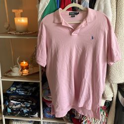 90s Ralph Lauren Pink Polo