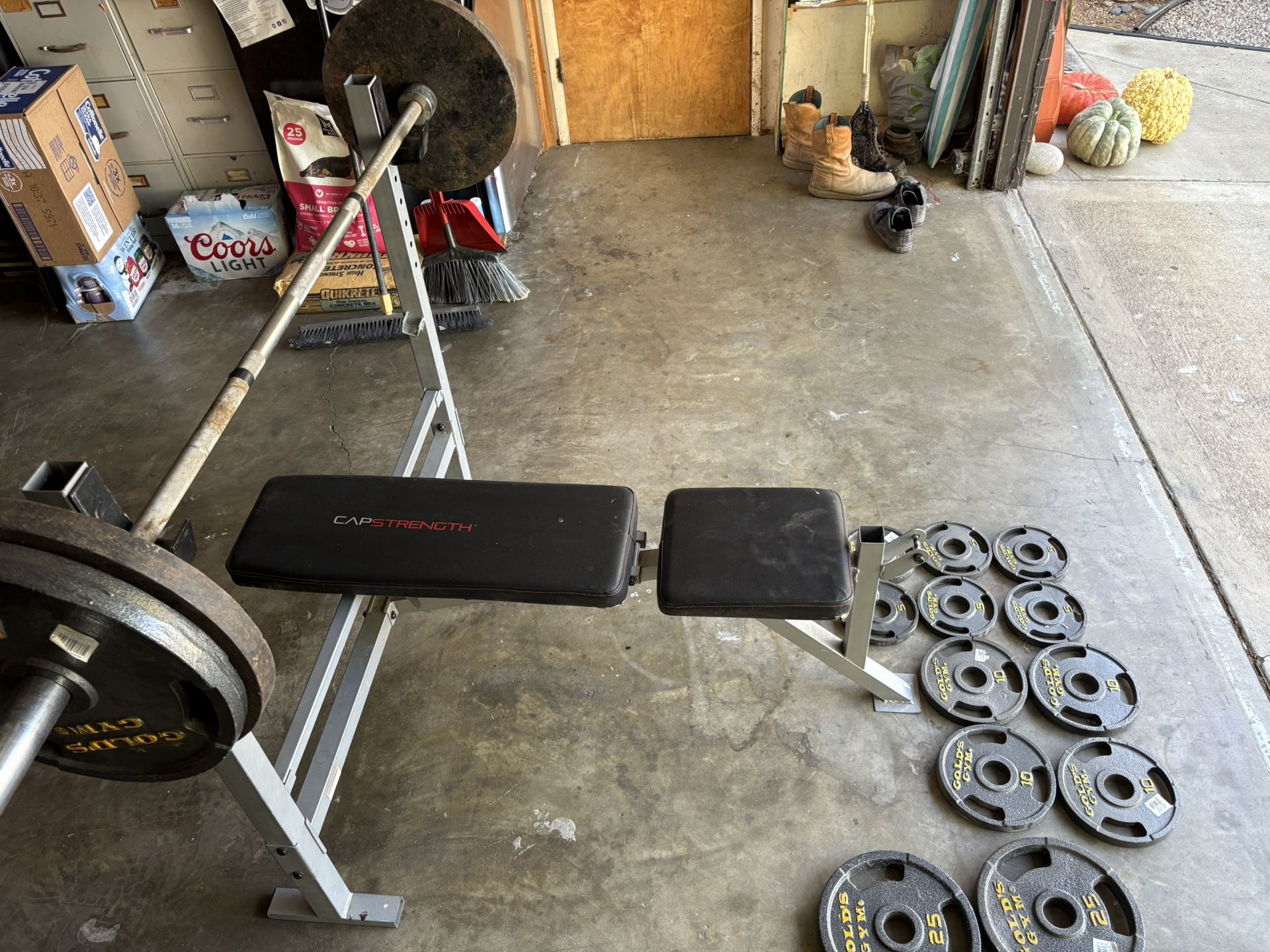 Bench Press And Weights