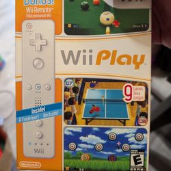 Wii Play And Controller Bundle