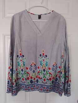 Long sleeve blouse