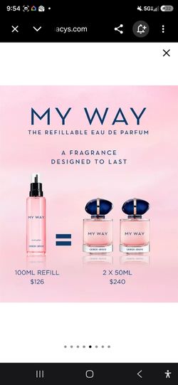 My Way Armani refilIl perfume