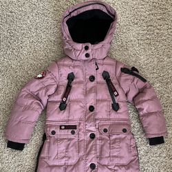 Girls Long Puffer Jacket 