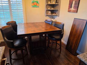 Dining table, counter height