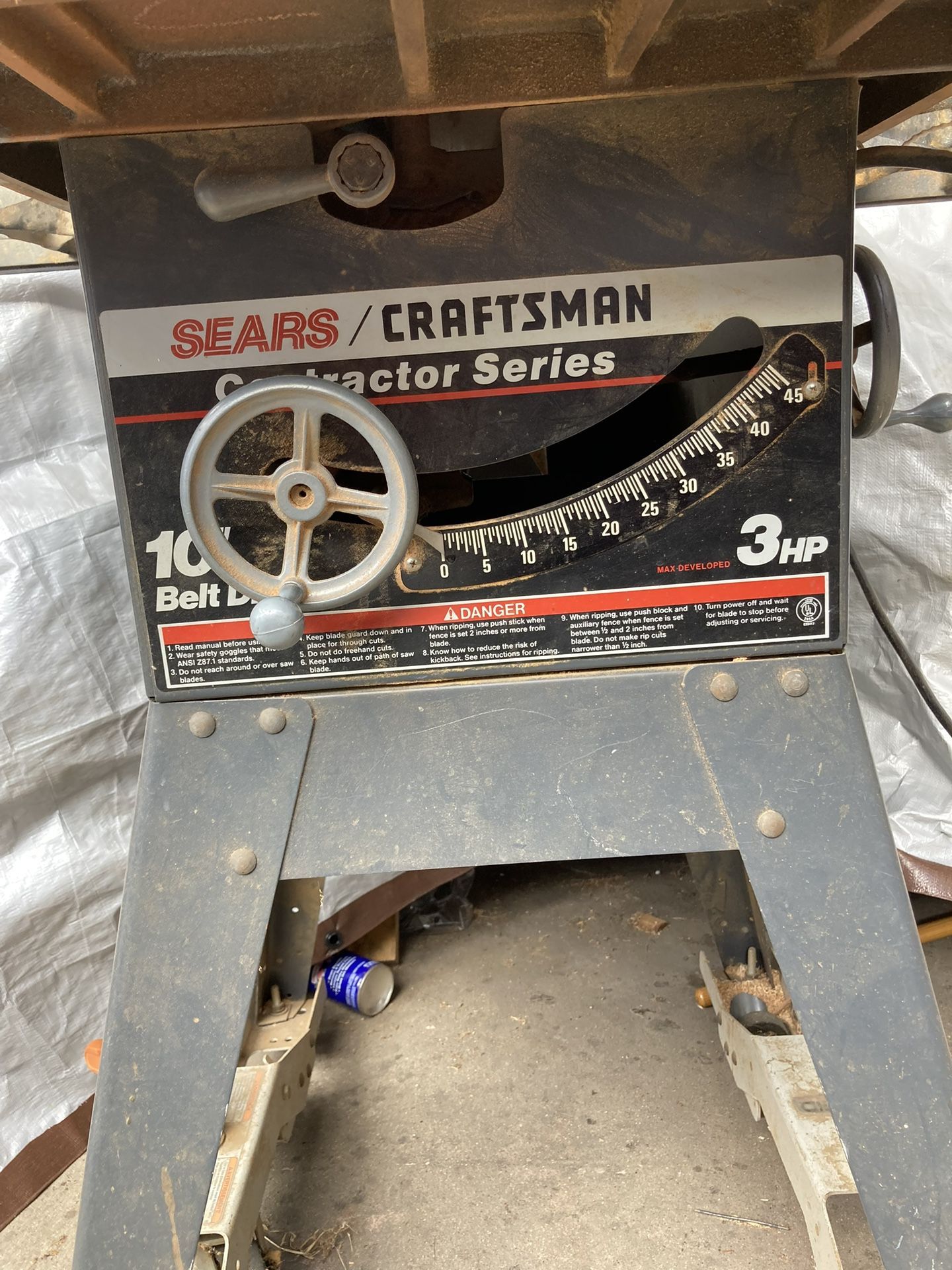 Craftsman Tablesaw, Heavy Duty With All Extras