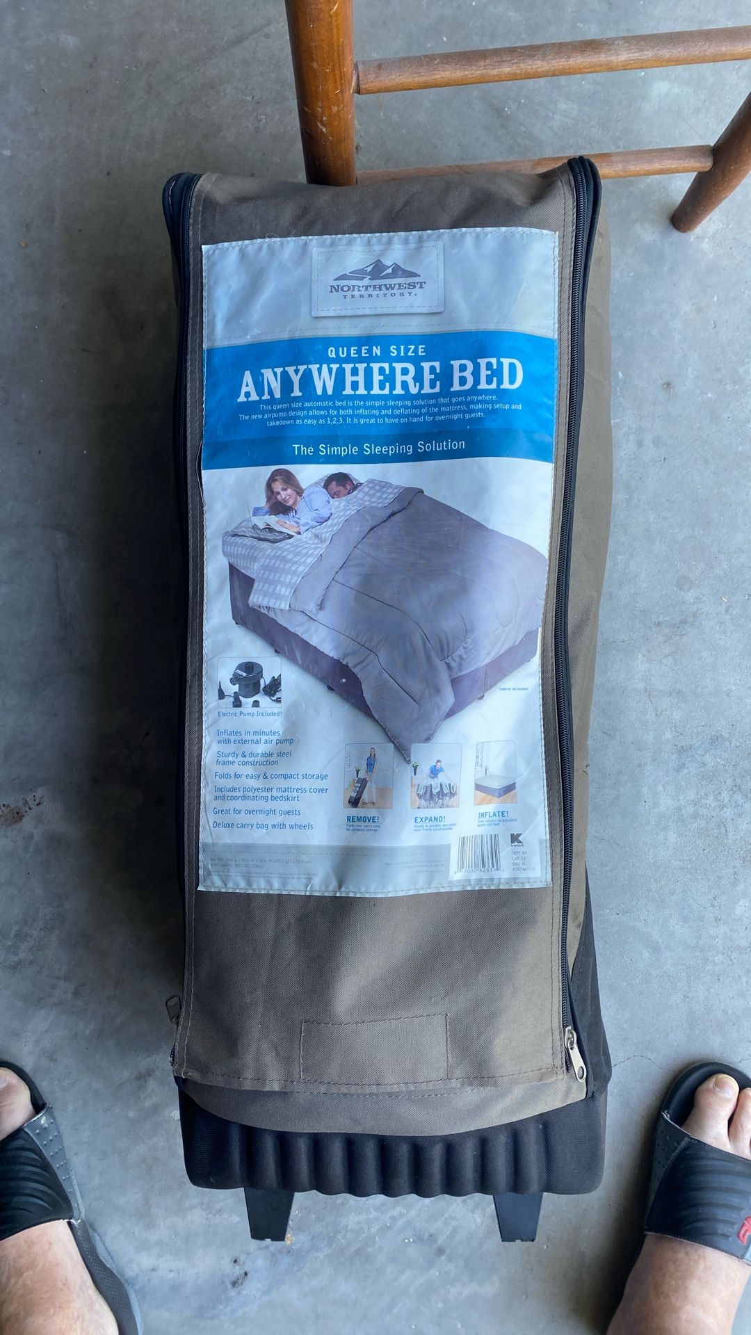 Northwest Territory Queen Size Air Up Mattress Bed Frame