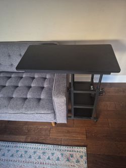 Side Table with shelves