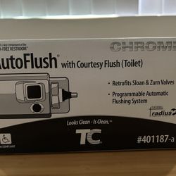 Rubbermaid Commercial Products AutoFlush Touchless Automated Toilet Flusher Chrome