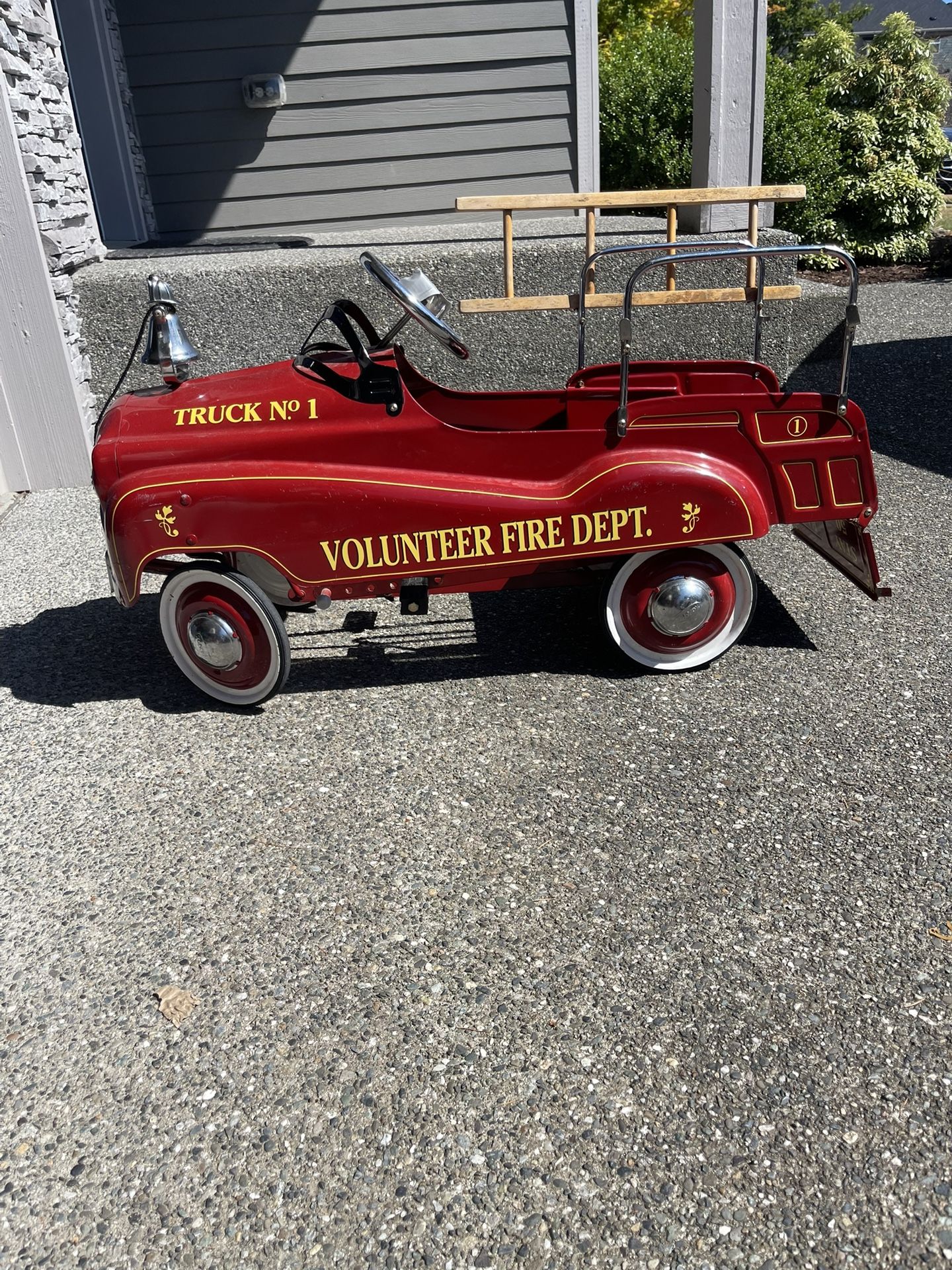 Vintage Ride On Fire truck