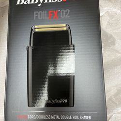 Babyliss pro double foils black shaver