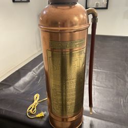 Copper antique Fire Extinguisher Lamp