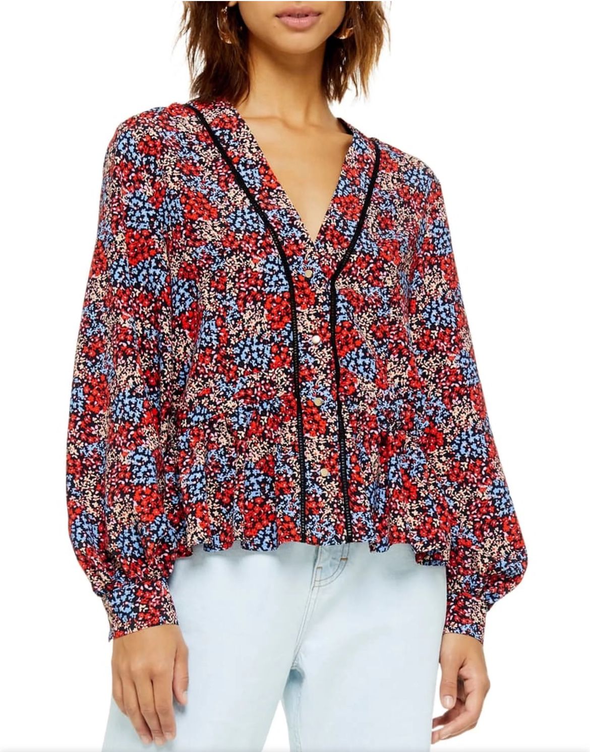 Topshop New! Floral Top