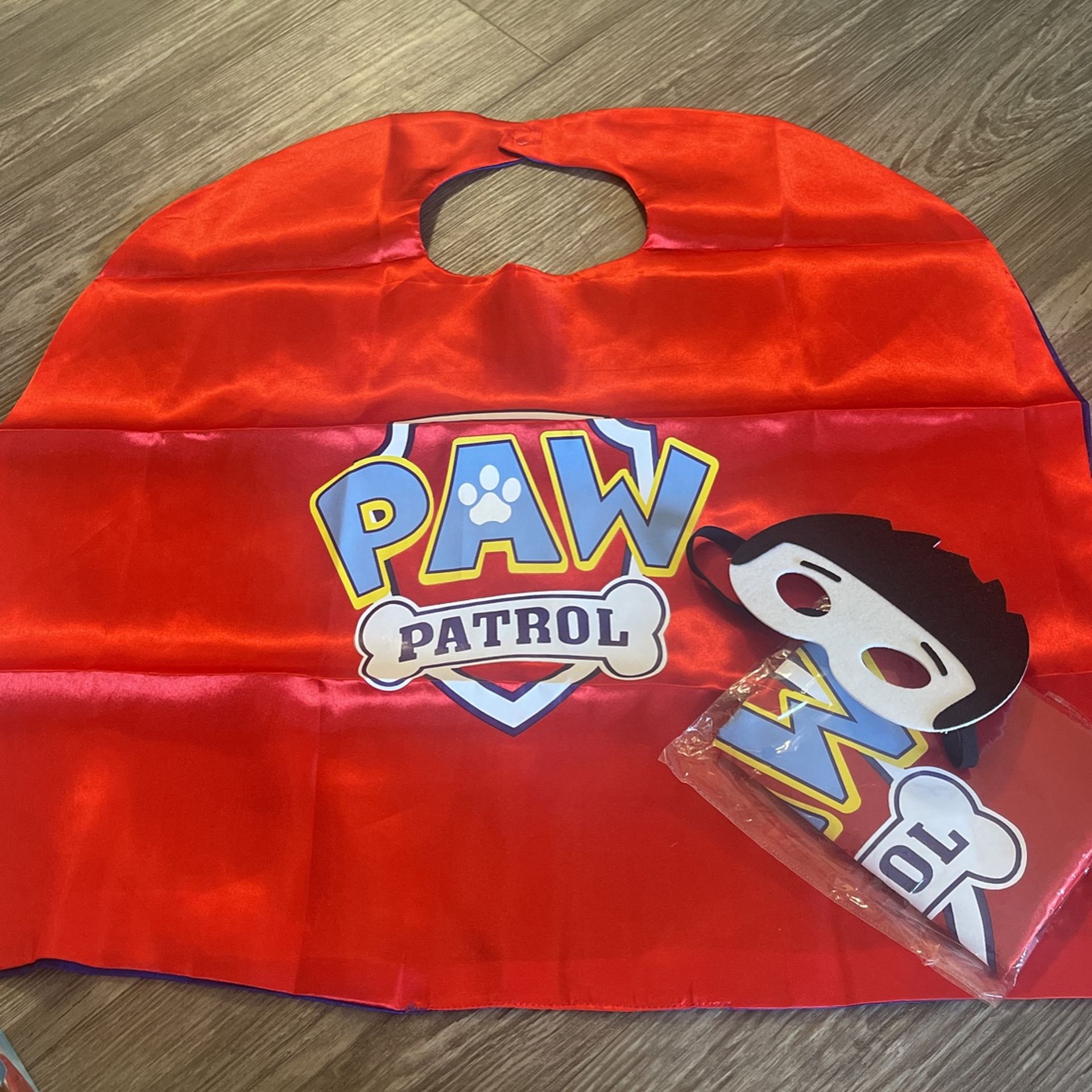 Paw Patrol Capes With Mask