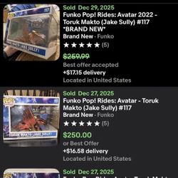 Funko Pop! Rides: Avatar Toruk Makto (Jake Sully) #117 with Box Protector