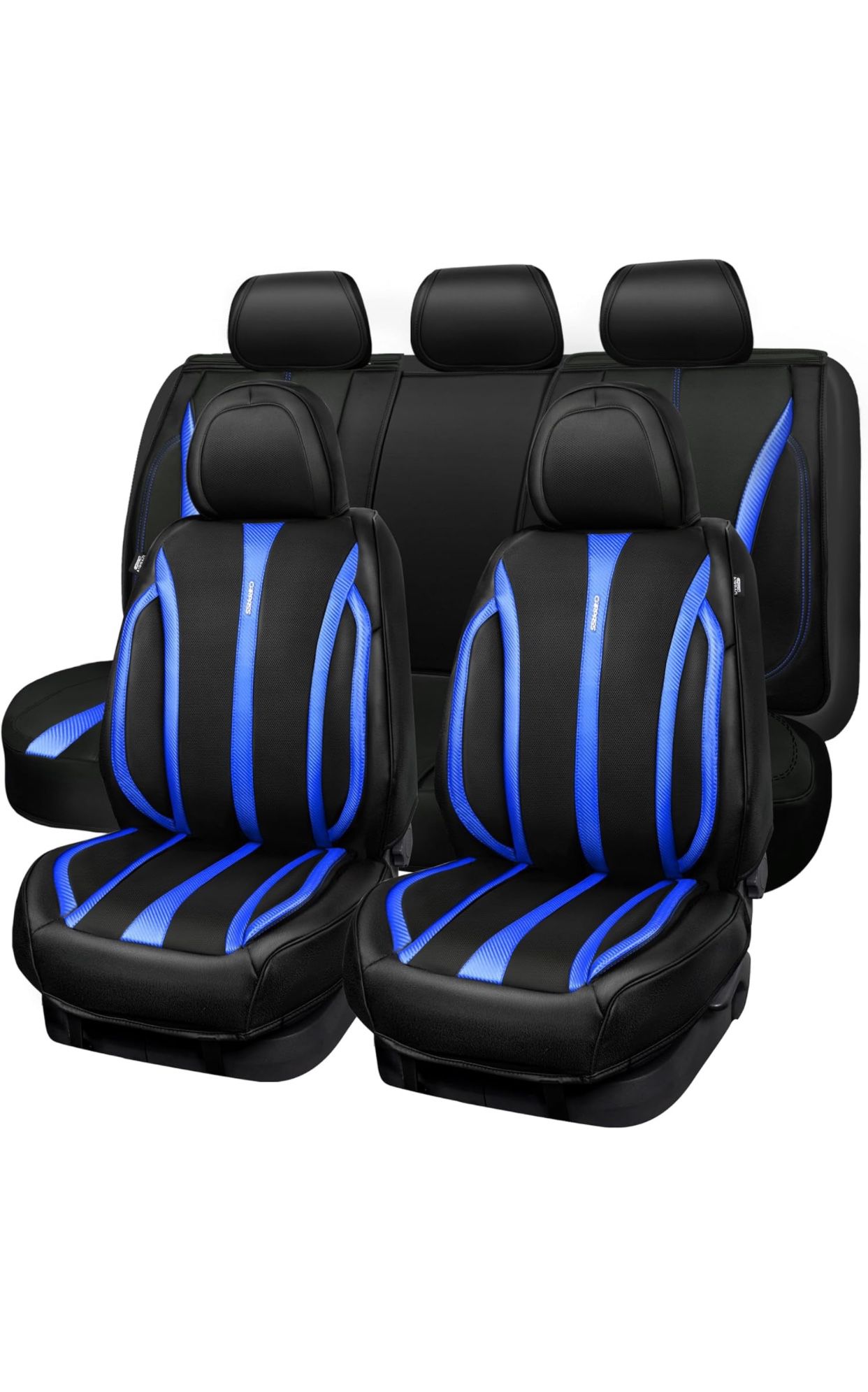 CAR PASS Leather Car Seat Covers,