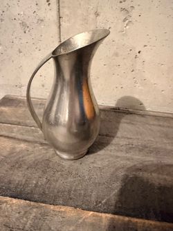 Vintage Pewter Pitcher Jug