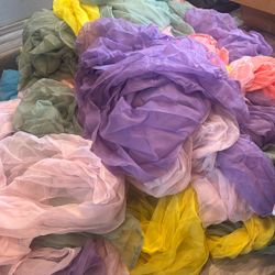 Colorful Sheer Fabric Bundle – Chiffon/Organza