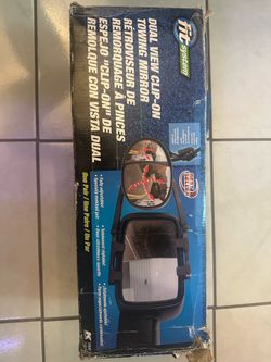 Clip On Towing Mirrors - Ratchet Lock System