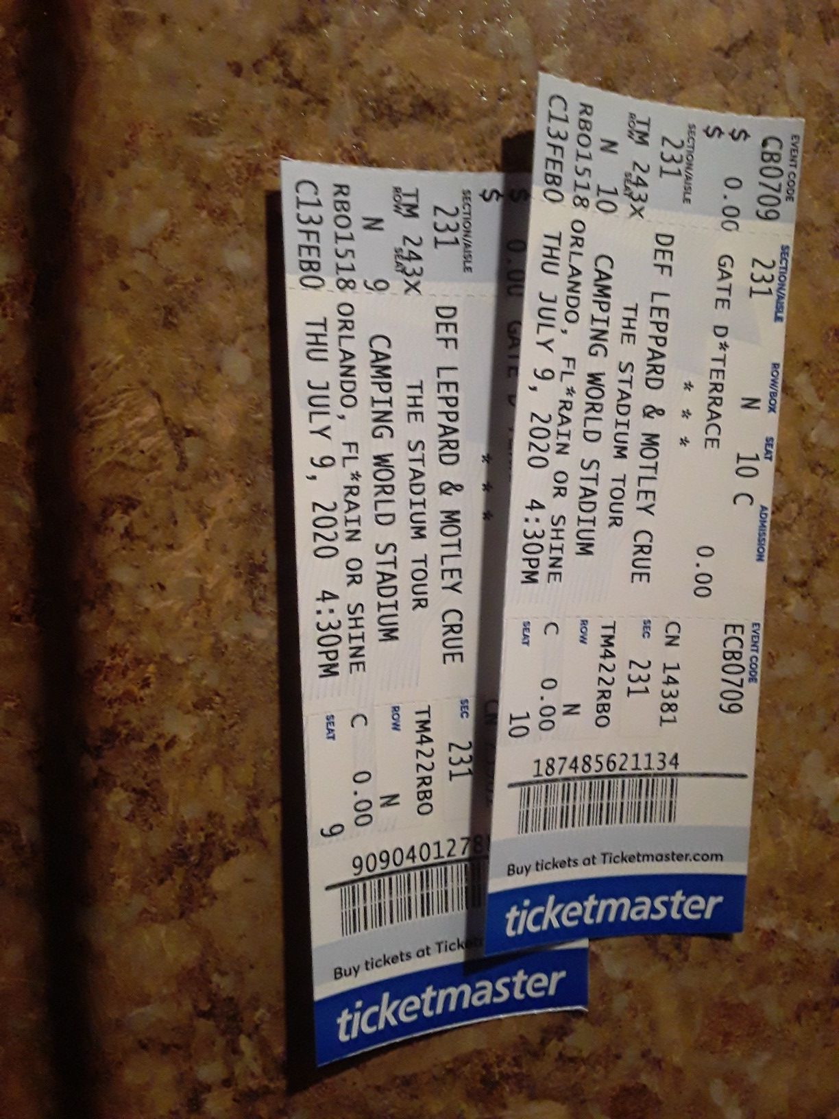 Def Leppard Motley Crue poison Joan Jett concert tickets June 27th 2021