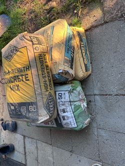 4 bags of concrete