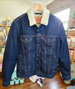 Levi’s Denim Sherpa Jacket Small