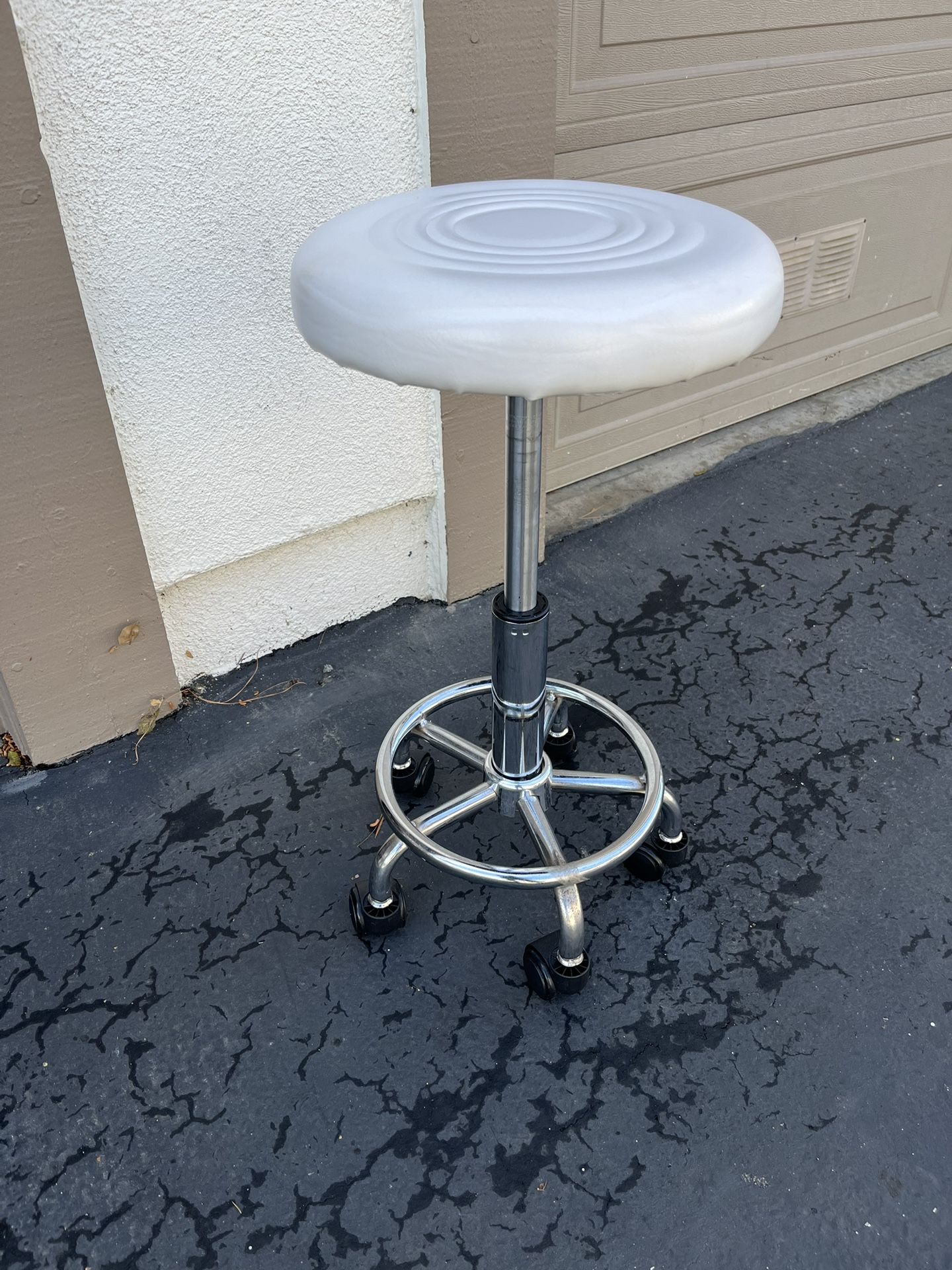 Small White Stool