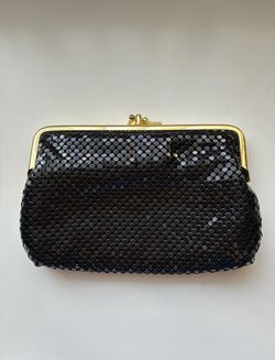Retro vintage looking mini black metal mesh bag