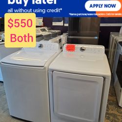 Samsung Top Loads Washer And Dryer Electric 