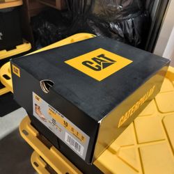 CAT Size 10: Mens: Striver XL 6" Waterproof Steel Toe Boots: Brand New!