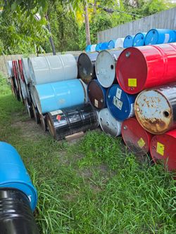 55 Gallon (As Is) Metal Barrels (Great For Making Your Own Burn Barrels)