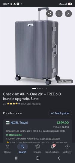 NOBL 28 INCH LUGGAGE