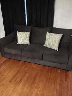 Gray Transitional Sofa