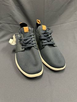 IZOD mens Bannister memory foam lace up sneaker shoes navy 13