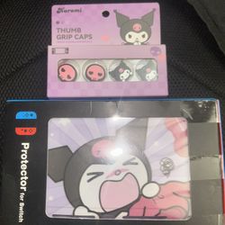 Nintendo Switch Case + Thumb grip Covers 