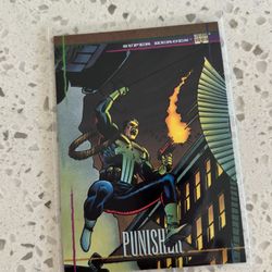 punisher 1993 marvel trading card