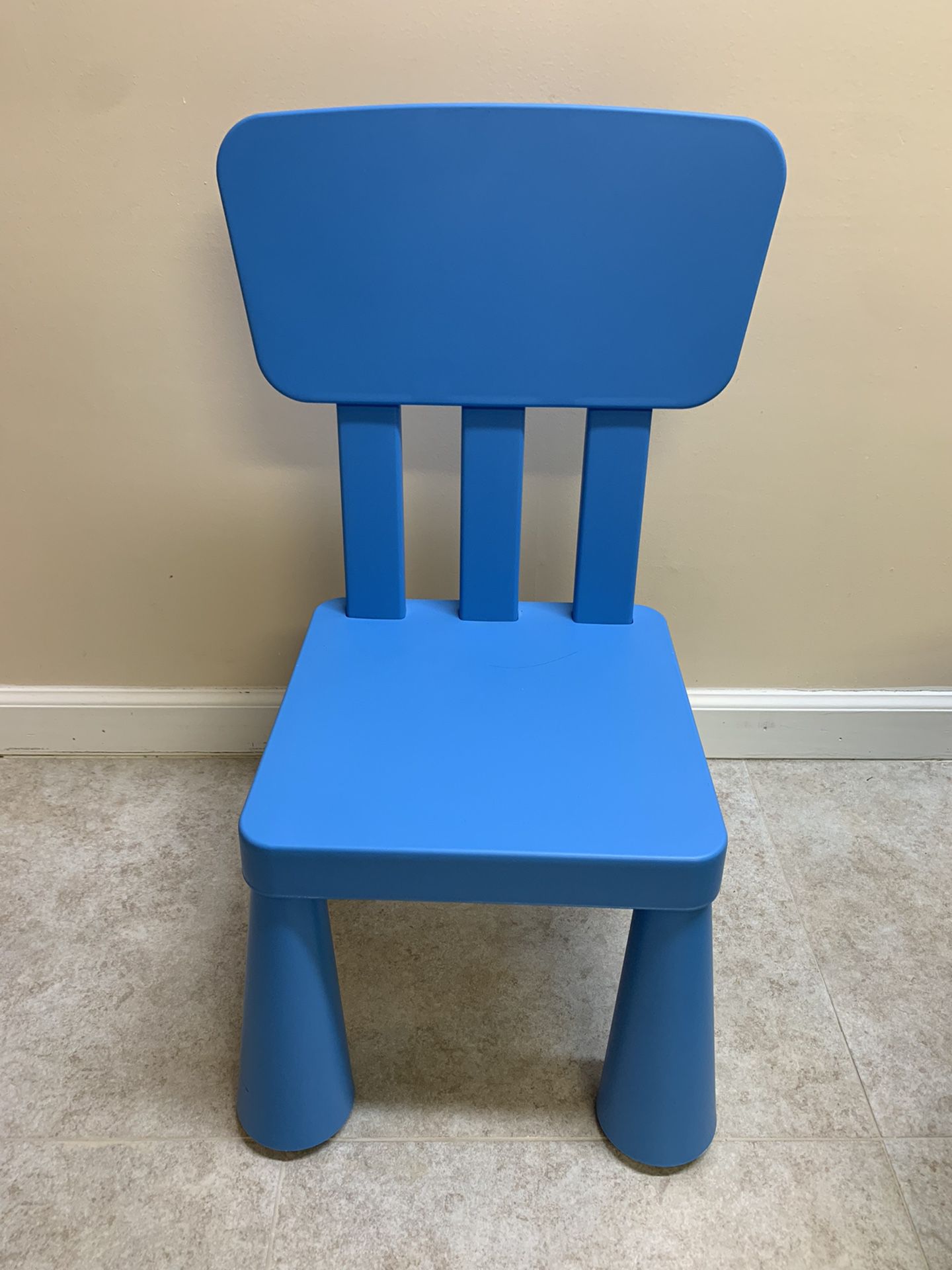Three 3 - MAMMUT Children's Kid’s Indoor/Outdoor Chair - Blue