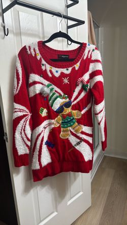 long Christmas sweater, size S women’s