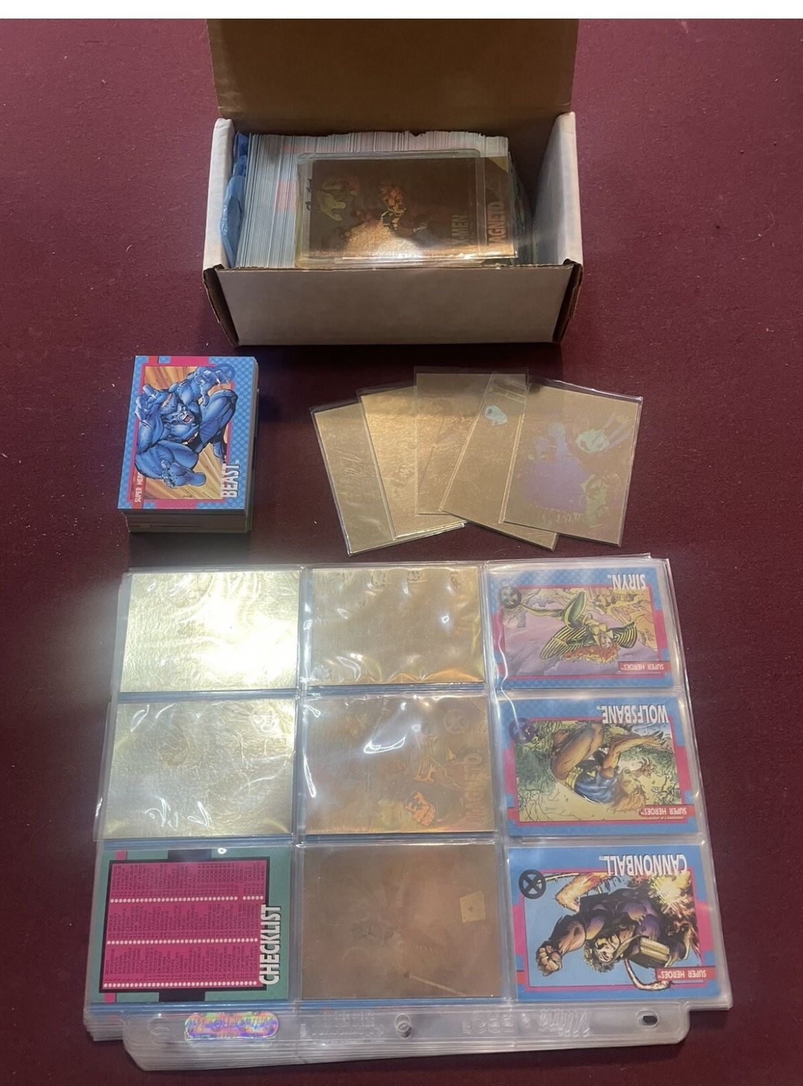 1992 Impel Marvel X-Men Sets x 2 plus Holofoil Sets