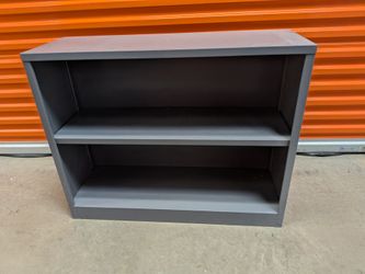 Steel 2 shelf bookcase