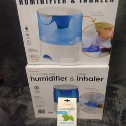 Warm Mist Humidifier And Inhaler Machine