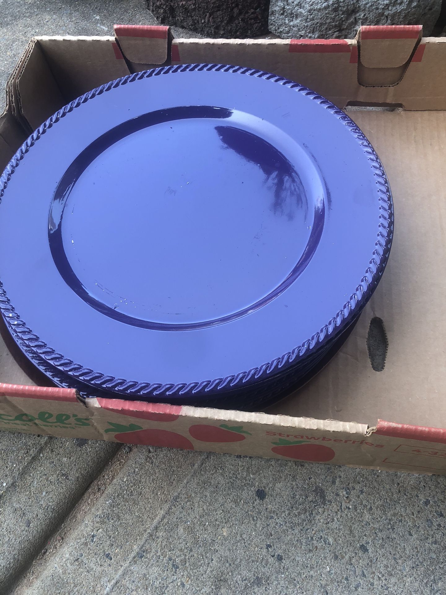 15 Plates Chargers $1.99 Each