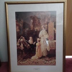 Antique wall picture