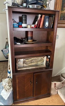 Book shelf.   75x34x12. Very solid wood