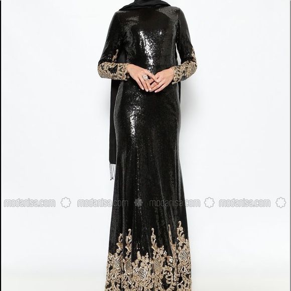 Beautiful Full Length  Sequin Dress