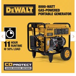 Dewalt generator 8000-watts