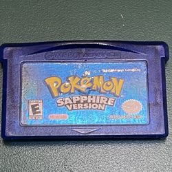 Pokémon Sapphire Version Game Boy Advance Game 