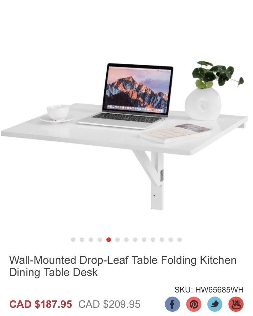 Table folding kitchen Dining